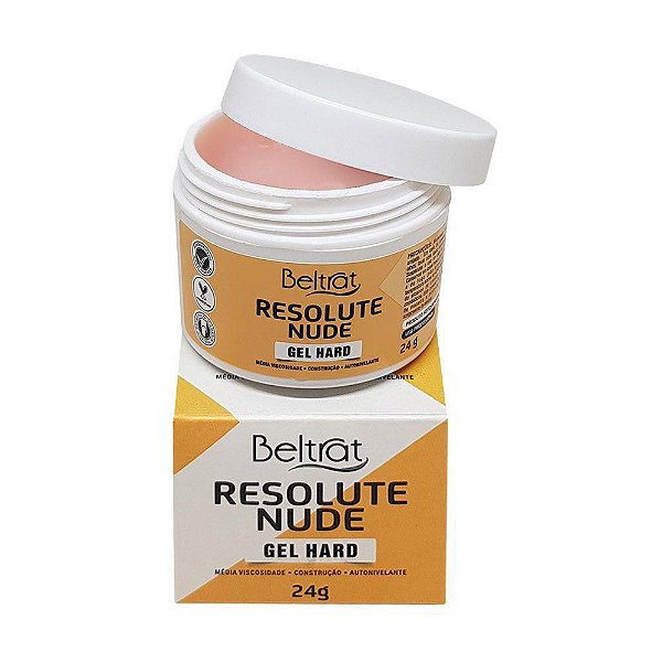 Gel Resolute Nude Hard Uhas Nails 24g Beltrat