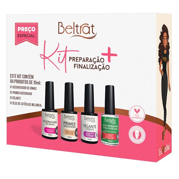 Kit Preparação+Finalização Nails Beltrat