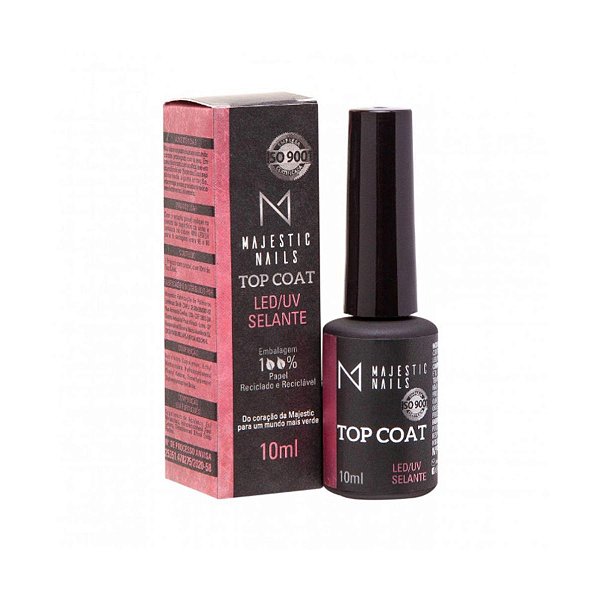 Top Coat Selante Alto Brilho Majestic 10ml