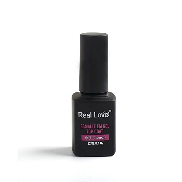Top Coat Em Gel Linha Light 12ml - Real Love