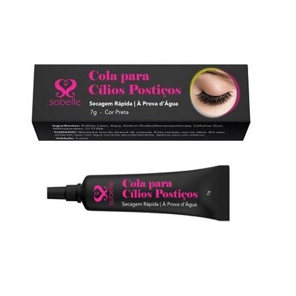 cola cilios postiços sobelle