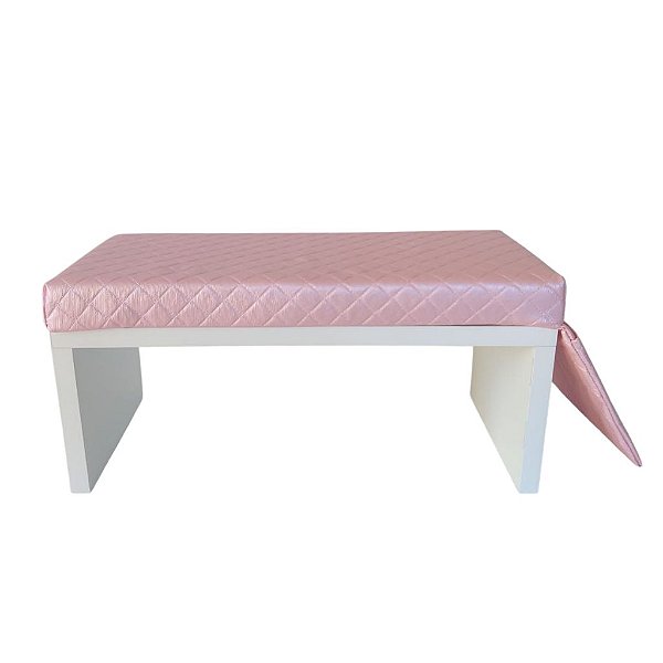 Apoio de Mão Para Mesa Luxo em Couro