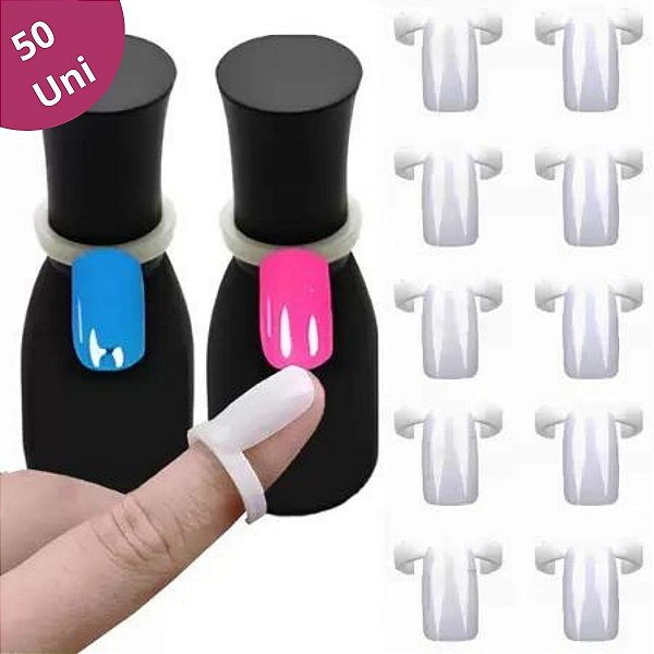 50 Peças Setor Nail Anel Amostras De Cor De Unha