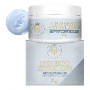 Gel agl universo estrelado com glitter 25g