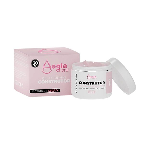 Gel de Unhas Construtor | Aegla Pro 30g | Pink
