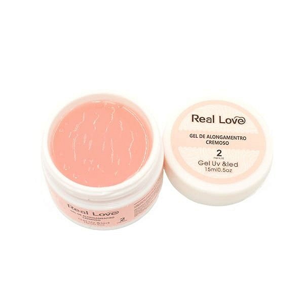 Gel de Alongamento Cremoso Uv Real Love 2 Nude 15ml