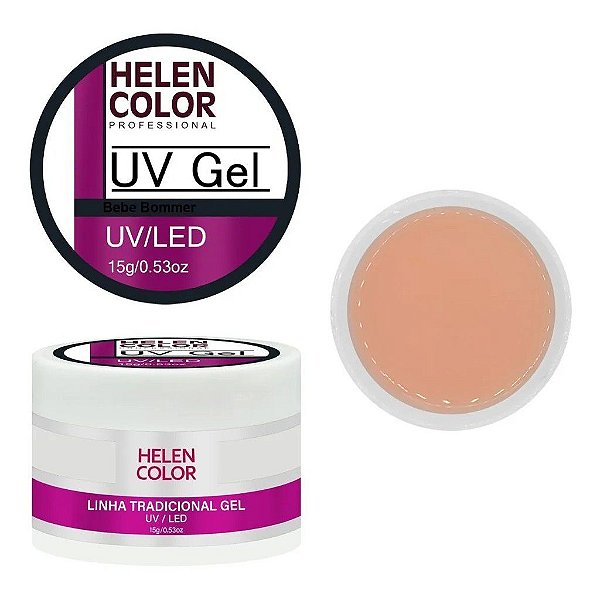 gel helen color bebê boomer 15g unhas fibra