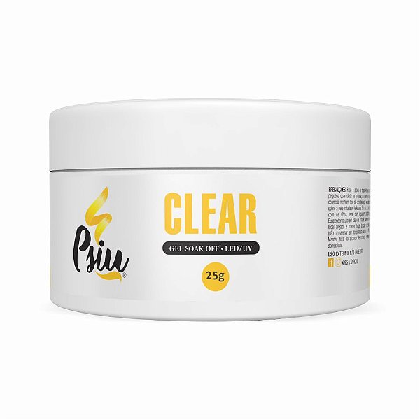 Gel Clear Flexível Led/uv 25g Nails Unha Gel alongamento