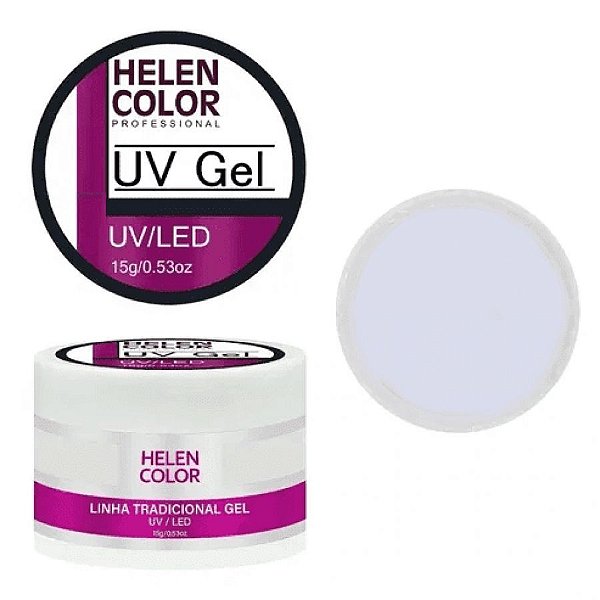 gel helen color clear base 15g alongamento