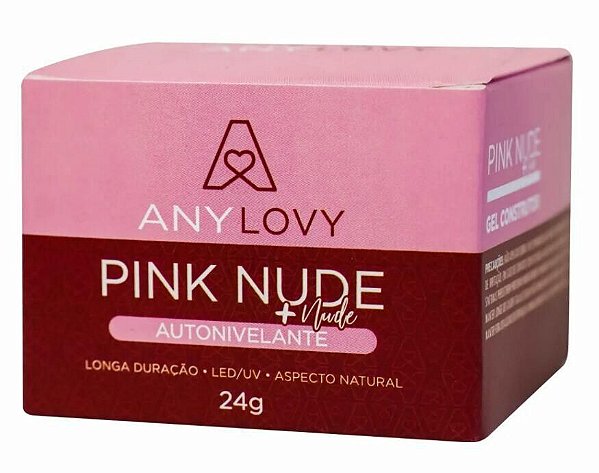gel anylove pink nude +nude autonivelante 24gç