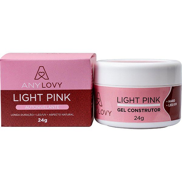 gel anylovy light pink autonivelante 24g alongamento