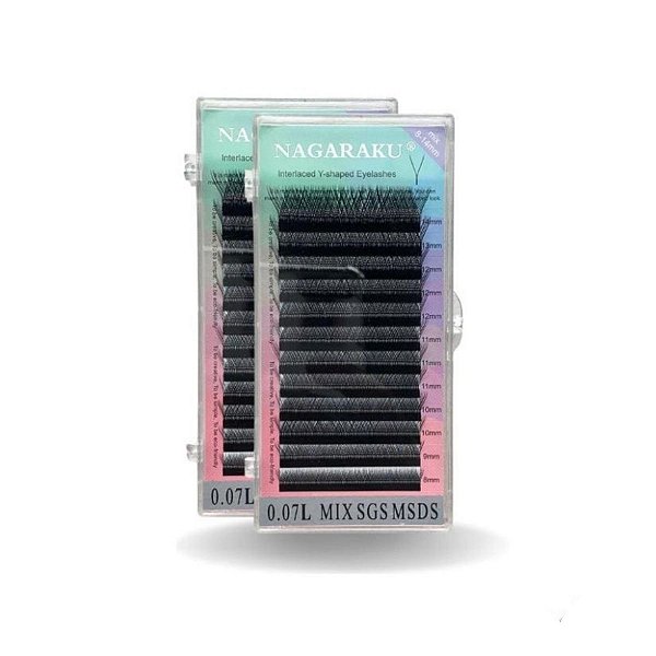 Cílios Y Nagaraku Curvatura L - 0.07 Mix