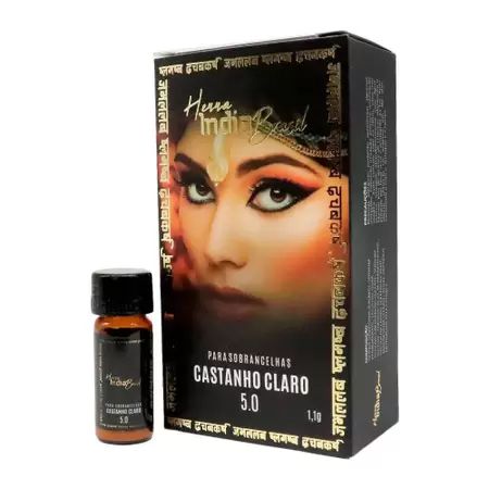 Henna Índia Brasil Castanho Claro 5.0 - India Brasil