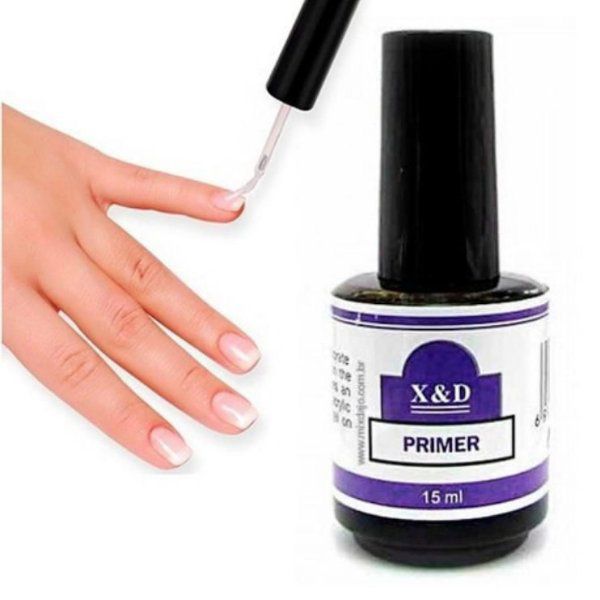 primer xed  X&d Para Unhas Manicure nails  gel alongamento