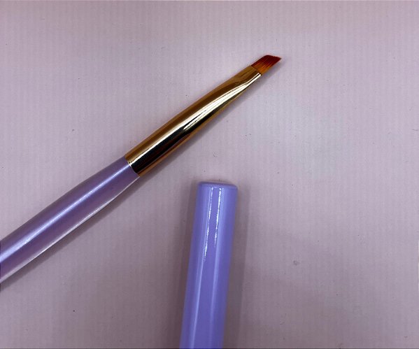pincel helen color unha roxo chanfrado 6# unhas
