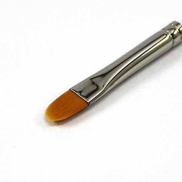 pincel helen color com tampa dourado lingua de gato 4#