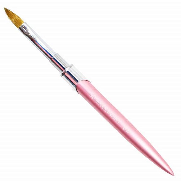 pincels kolinsky helen color rosa #12 cerdas grandes