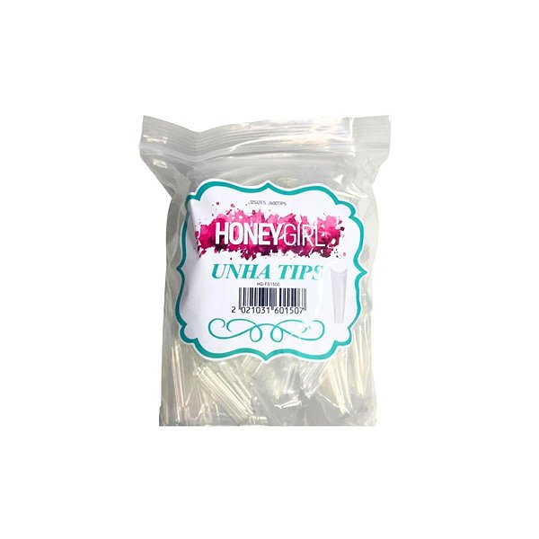 Tips Unha Tips Bailarina Honey Girl Com 600 Transparente