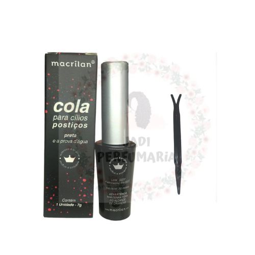Super Cola de cillios postiços preta de 7G macrilan