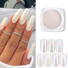 Pó Cromo Asa de Borboleta decoração unhas 6