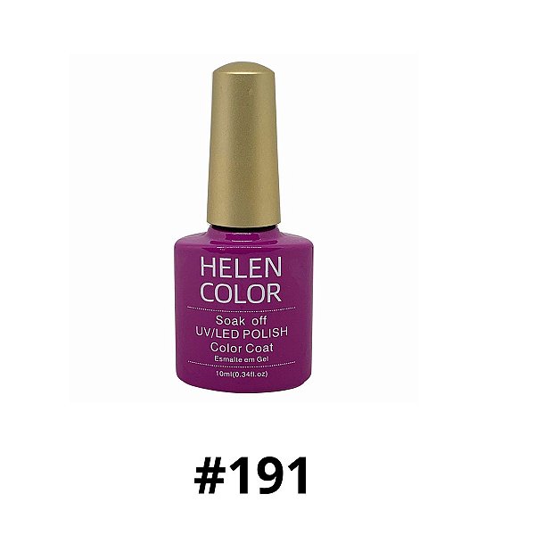 Esmalte Em Gel Helen Color 10 ml 191 roxo