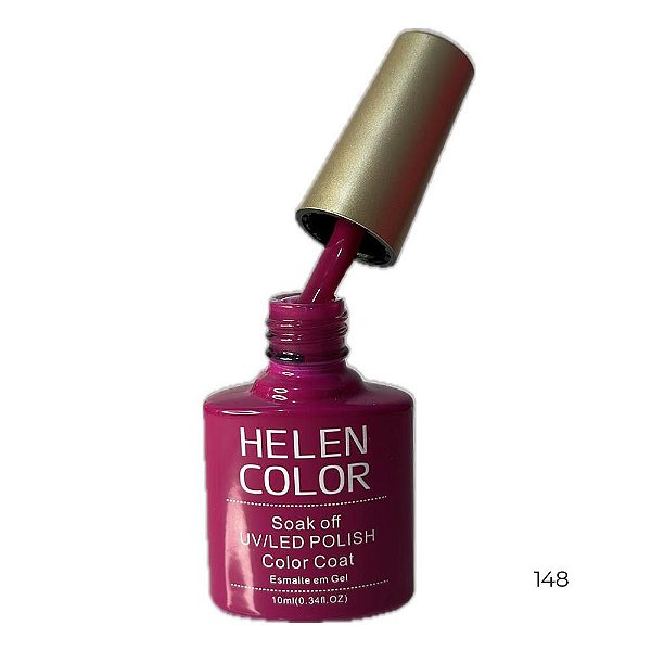 Esmalte Em Gel Helen Color 10 ml 148 roxo