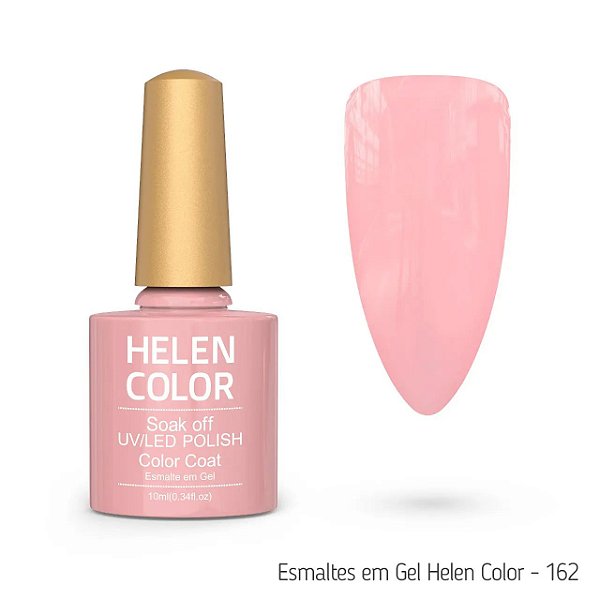 Esmalte Em Gel Helen Color 10 ml 162  rosa