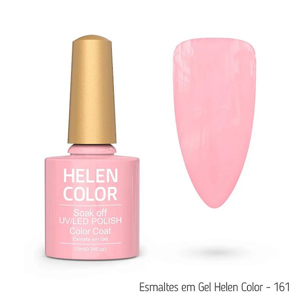 Esmalte Em Gel Helen Color 10 ml 161 rosa