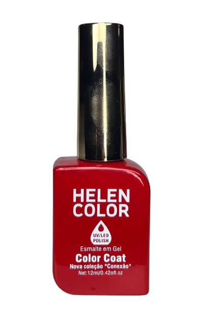 esmalte em gel helen color coleção conexão 12ml 114 vermelho