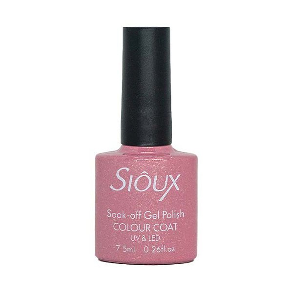 esmalte em gel coleção d sioux 039 glitter rosa