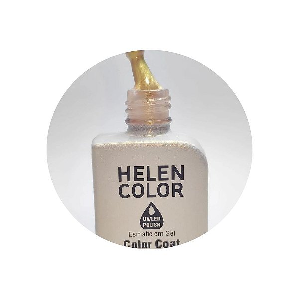 esmalte em gel helen color coleção conexão 12ml 24 rose c glitter