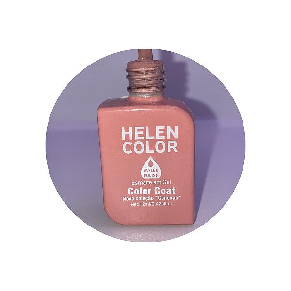 esmalte em gel helen color coleção conexão 12ml 69 nude