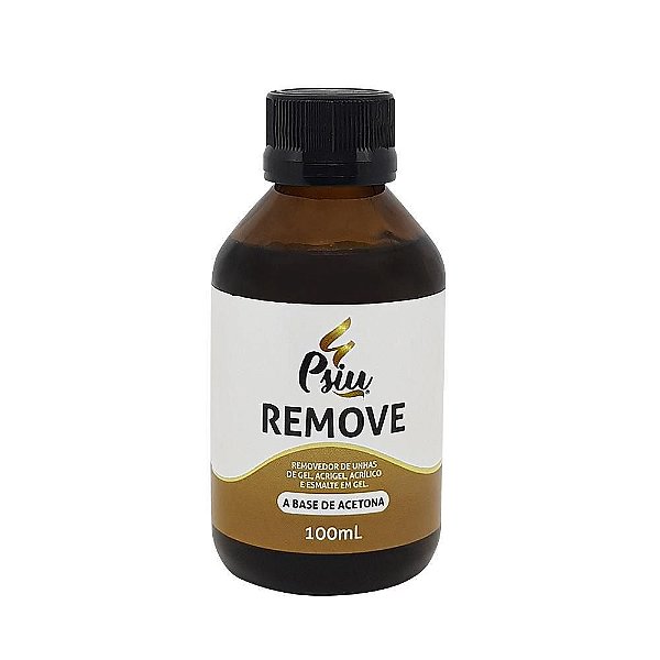 removedor psiu gel acrilico 100ml alongamento