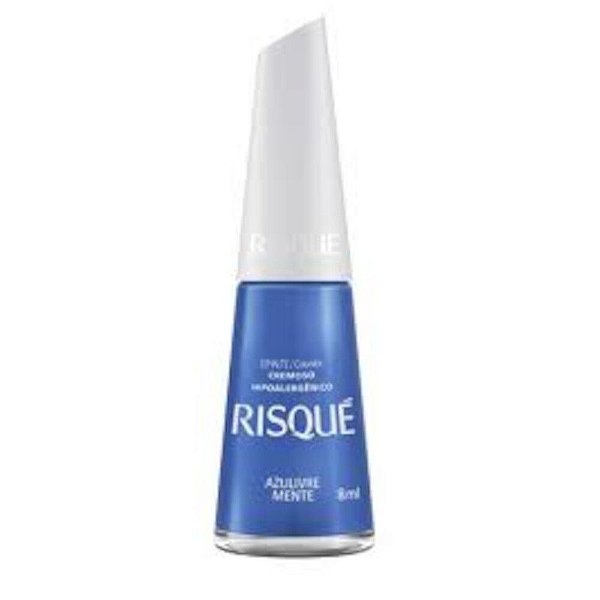 Risqué Esmalte Cremoso Azulivre Mente 8ml