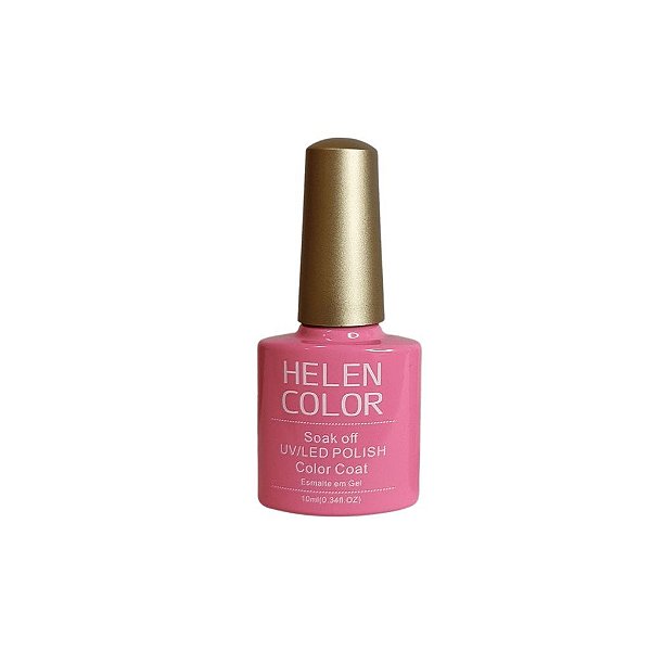 esmalte em gel helen color 127 rosa