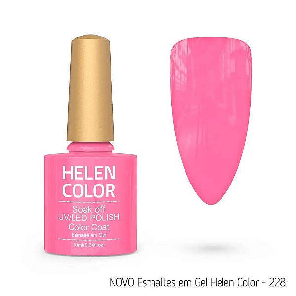 Esmalte Em Gel Helen color 228 rosa