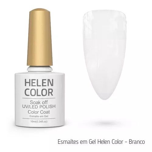 Esmalte Em Gel Helen color 236 branco