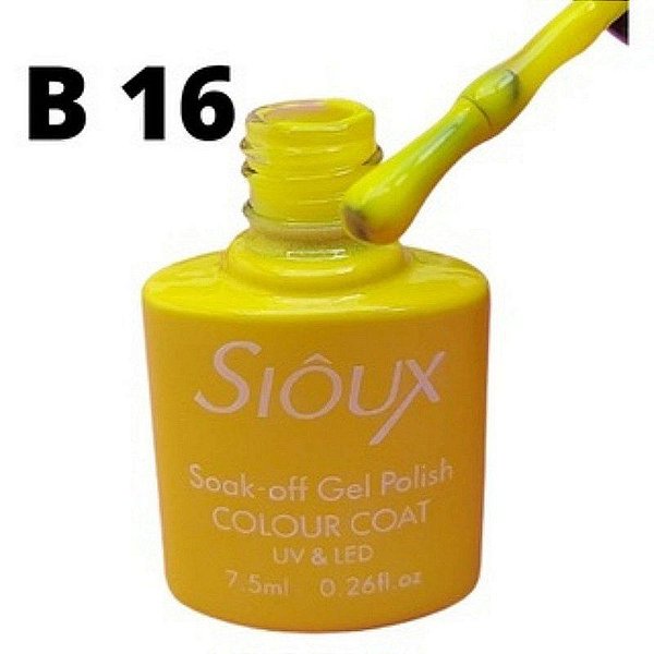 Esmalte Em Gel Sioux b16 amarelo
