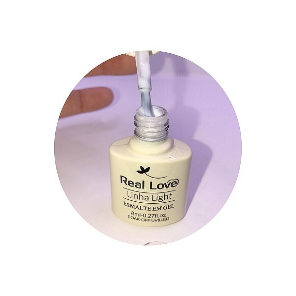 Esmalte em Gel Real Love Linha Light 001