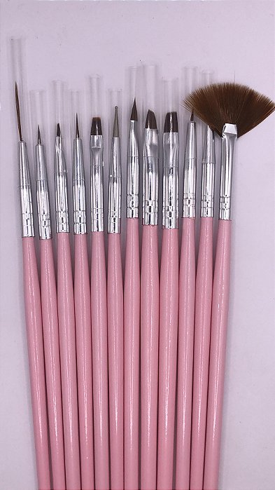 Kit 12 Pincéis Diversos