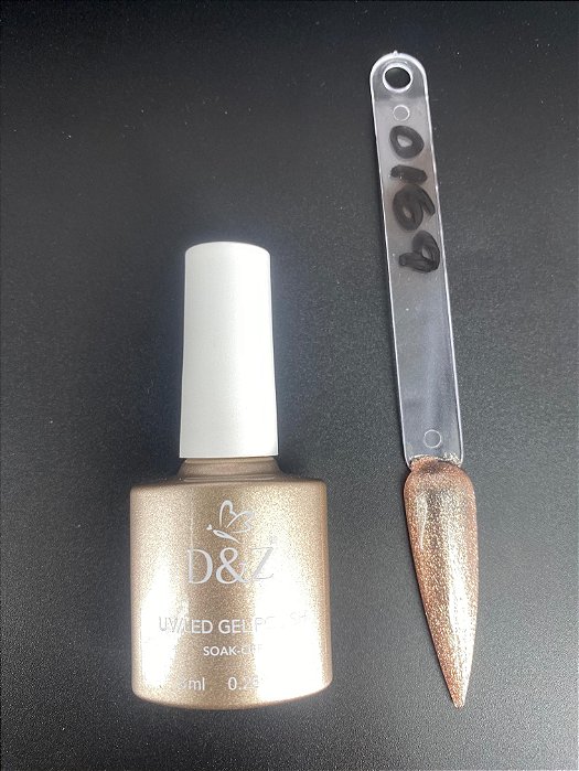 Esmalte Em Gel D&Z uv/gel 040 dourado cintilante