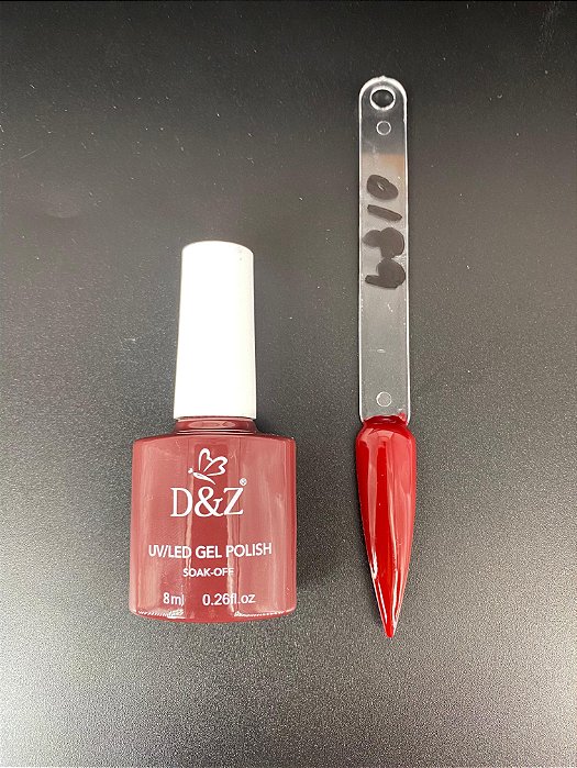 Esmalte Em Gel D&Z uv/gel 045 Vermelho