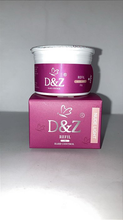 Gel Hard Control 22g Refil D&Z Capsulas Solft Nude