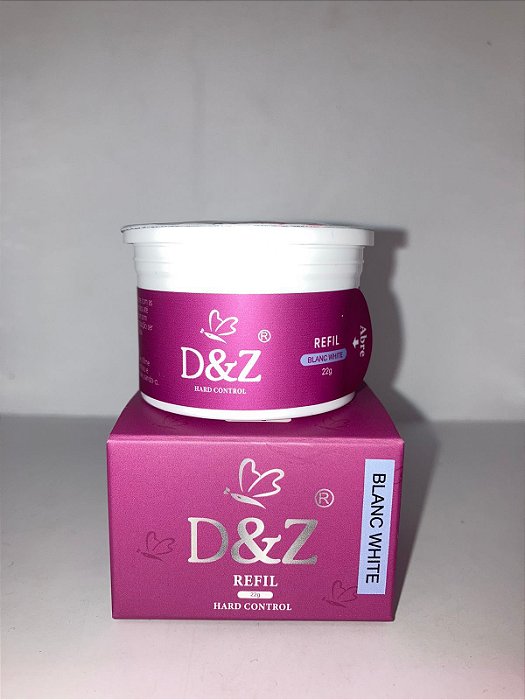 Gel Hard Control 22g Refil D&Z Capsulas Blanc White