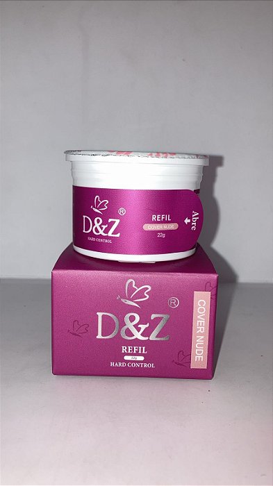 Gel Hard Control 22g Refil D&Z Capsulas Cover Nude