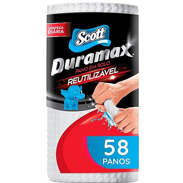 Papel Scott Pano em rolo Reutilizável