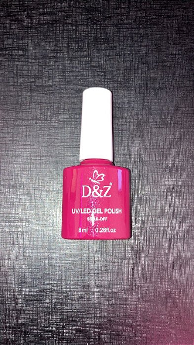 Esmalte Em Gel D&Z uv/gel 059 Rosa escuro com Glitter