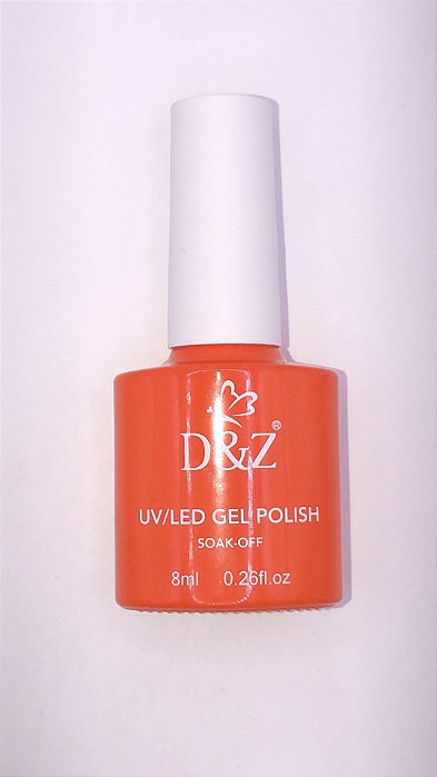 esmalte em gel D&Z 516 laranja