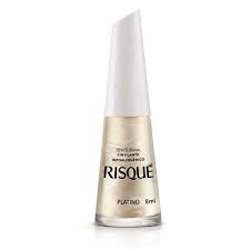 esmalte risque platino cintilante 8 ml