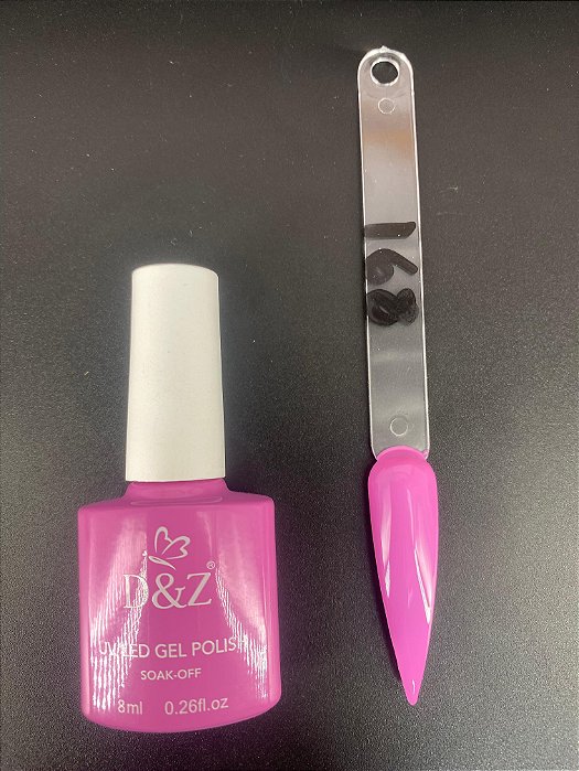 esmalte em gel d&z 020 rosa uv/led
